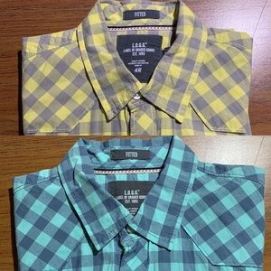 Men’s LOGG H&M Button Down Short Sleeve Size S.